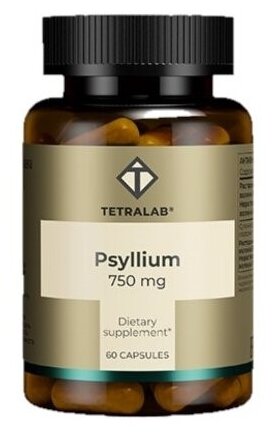 Tetralab Psyllium капс., 0.75 г, 60 шт.