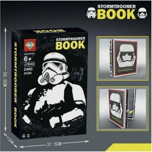 Конструктор Star Wars Книга коллекции Штурмовиков J13003 2480 деталей конструктор книга коллекции штурмовиков