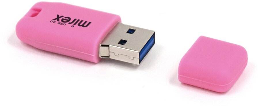 Накопитель USB 3.0 8GB Mirex розовый - фото №4