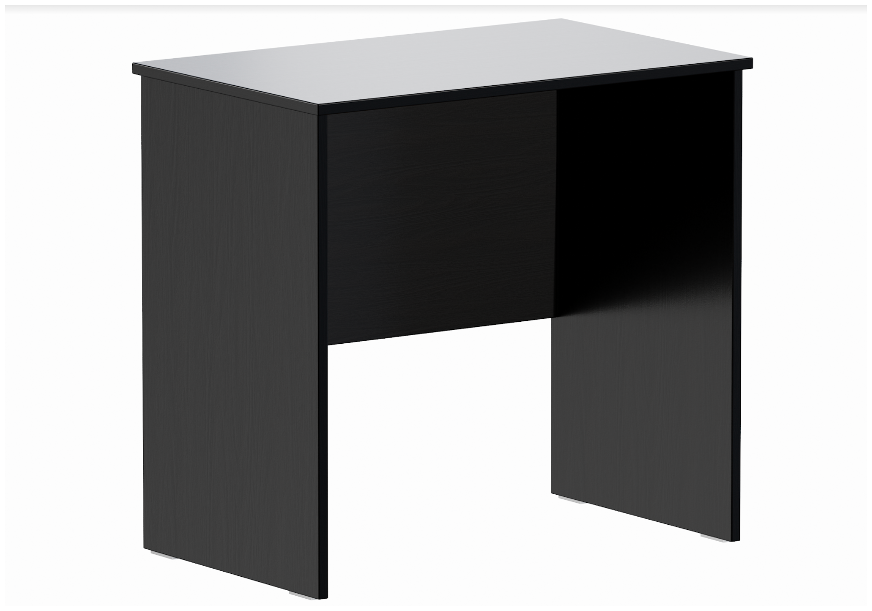 Стол письменный кастор, приставной, 80х50х75см, черный, Дуб Венге, Шведский Стандарт - фотография № 2