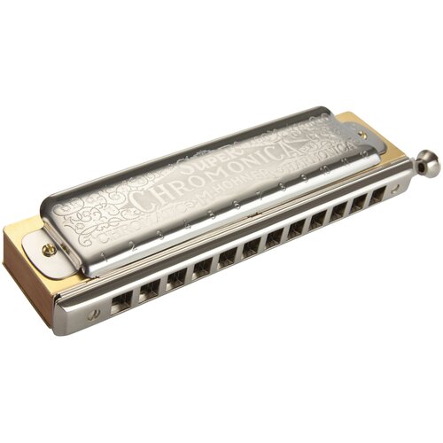 Губная гармошка Hohner Chromonica 48 270/48 (M27012) B, серебристый губная гармошка hohner chromonica 48 270 48 m27001x c серебристый