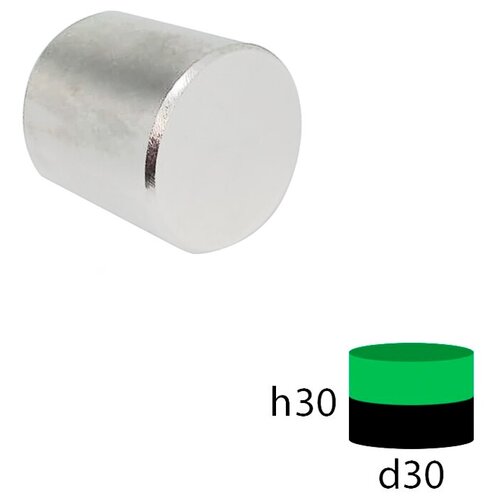 Неодимовый магнит 30х30 мм.