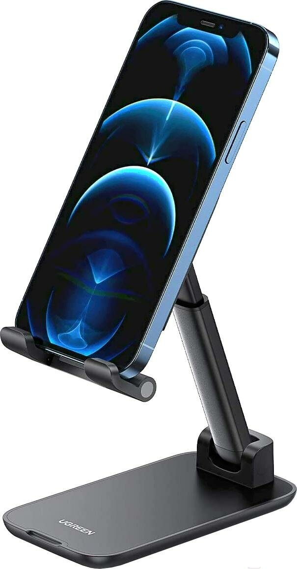 Подставка складная UGREEN LP373 (20435) Foldable Phone Stand для мобильных устройств. Цвет: черный