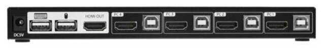 D-Link DKVM-410H/A2A, 4-портовый KVM-переключатель с портами HDMI и USB (DKVM-410H/A2A) - фото №9