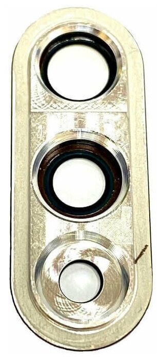 Стеклянный объектив (стекло линза камеры) в рамке для Huawei Honor 20s 20 Lite Белый