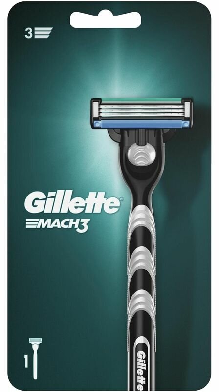 Бритва Gillette Mach3 с 1 сменной кассетой, 1 шт.