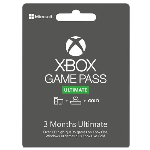 Подписка Xbox Game Pass Ultimate 3 Месяца