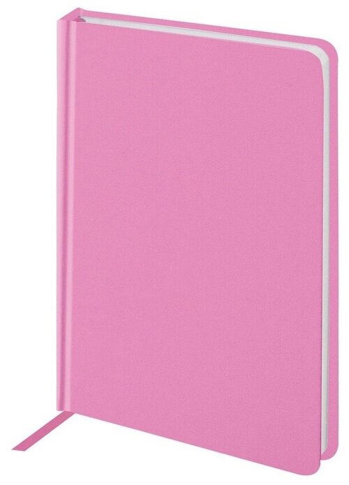 Ежедневник BRAUBERG Select недатированный, А6, 160 листов, розовый