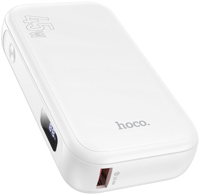 Внешний аккумулятор для ноутбука Hoco J98 Cool, 15000mAh, PD45W/ SCP 22.5W/ QC3.0, Белый