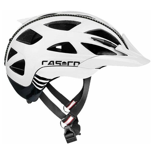 CASCO Велосипедный шлем CASCO Activ 2 (58-62 см, white black) шлем casco activ 2 black orange m