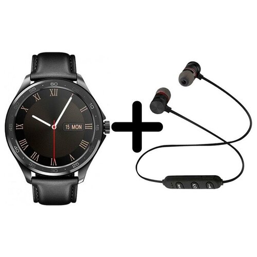 Умные часы BandRate Smart BRSF10BBLS-SET1 с беспроводными наушниками мониторингом сна калькулятором 1090000₽