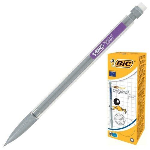 Карандаш механический BIC MATIC 0.5 мм с ластиком, 45864