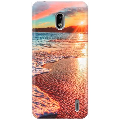 фото Силиконовый чехол на nokia 2.2 / нокиа 2.2 с принтом "залитый светом пляж" gosso