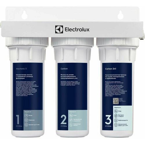 Установка фильтрации Electrolux AquaModule Carbon 2in1 Prof 3 ступени хлор