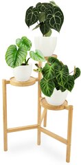 Подставка для цветов этажерка для растений Flora Urban IKEA, 3 полки Дуб натуральный