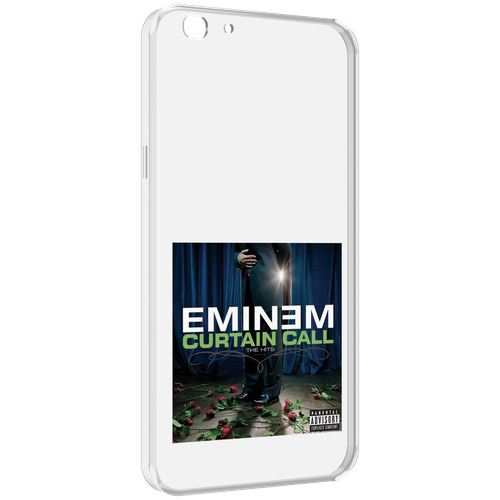 чехол mypads eminem curtain call the hits для oppo reno7 pro 5g задняя панель накладка бампер Чехол MyPads Eminem CURTAIN CALL, THE HITS для Oppo A77 / F3 (2017 год) задняя-панель-накладка-бампер