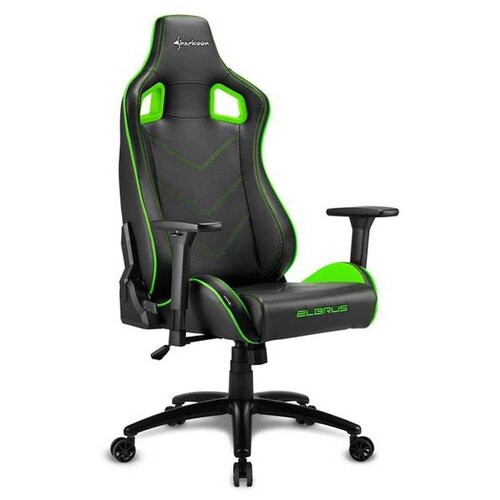 фото Компьютерное кресло sharkoon elbrus 2 black-green