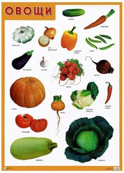 Плакат Мозаика-Синтез Овощи