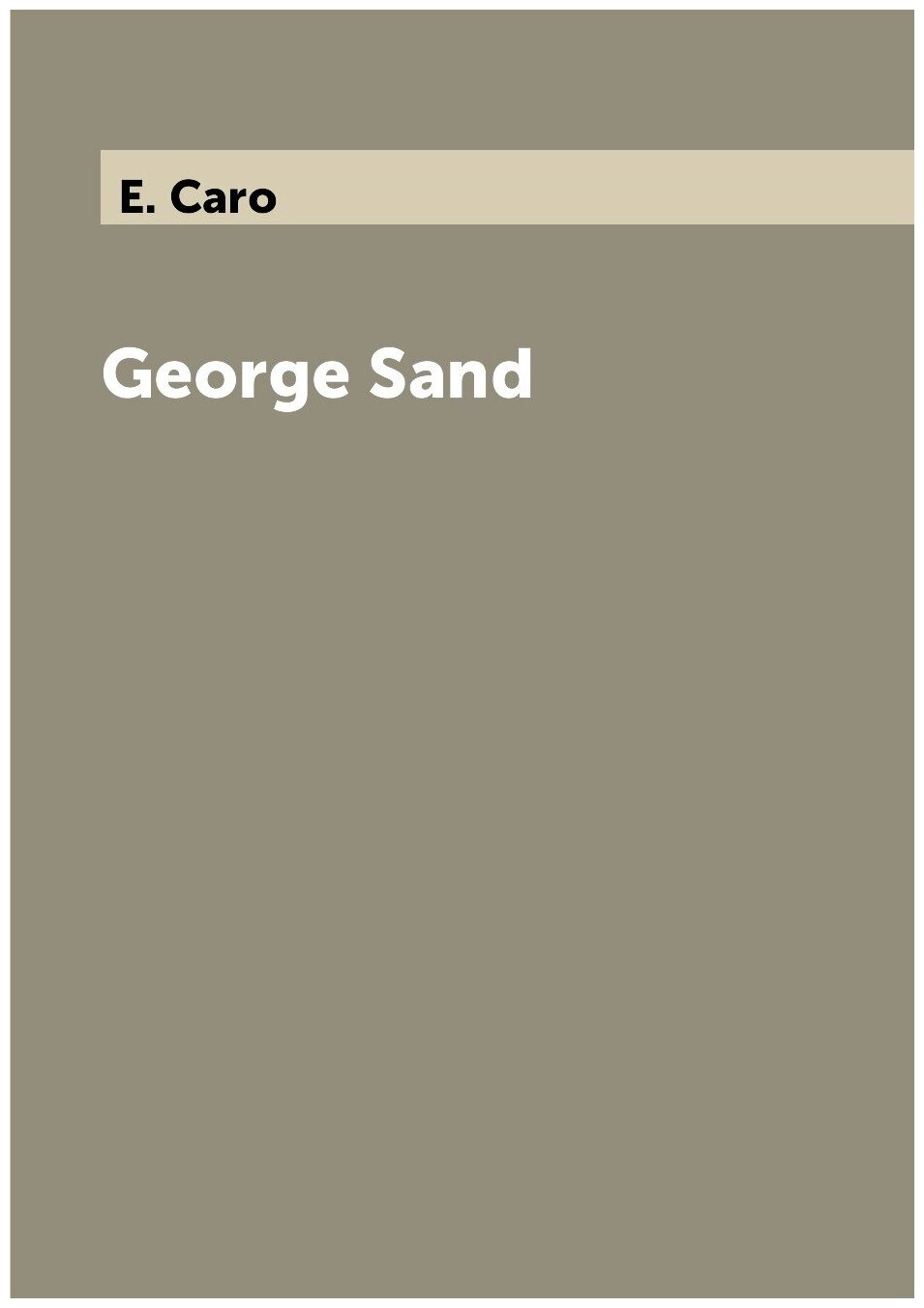 George Sand