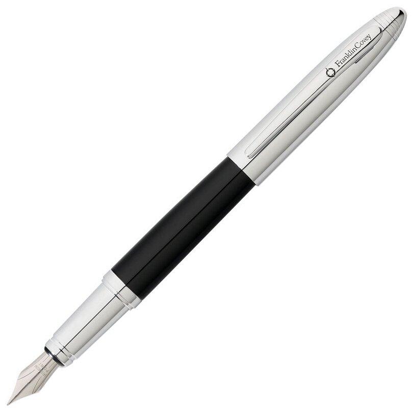 Ручка перьевая FranklinCovey Lexington, черный хром FC0016-1MS