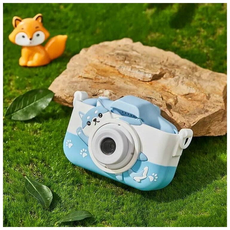 Детский цифровой фотоаппарат "Лис", голубой