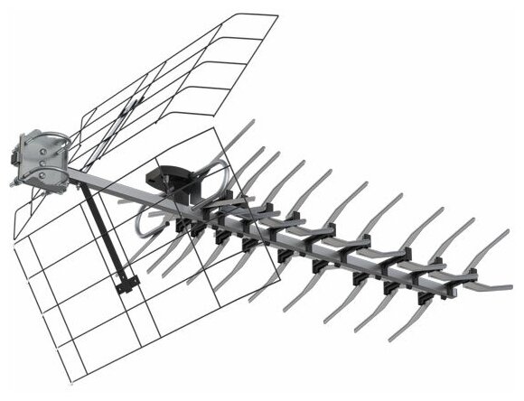 Уличная DVB-T2 антенна РЭМО BAS-X1142-5V SHORT