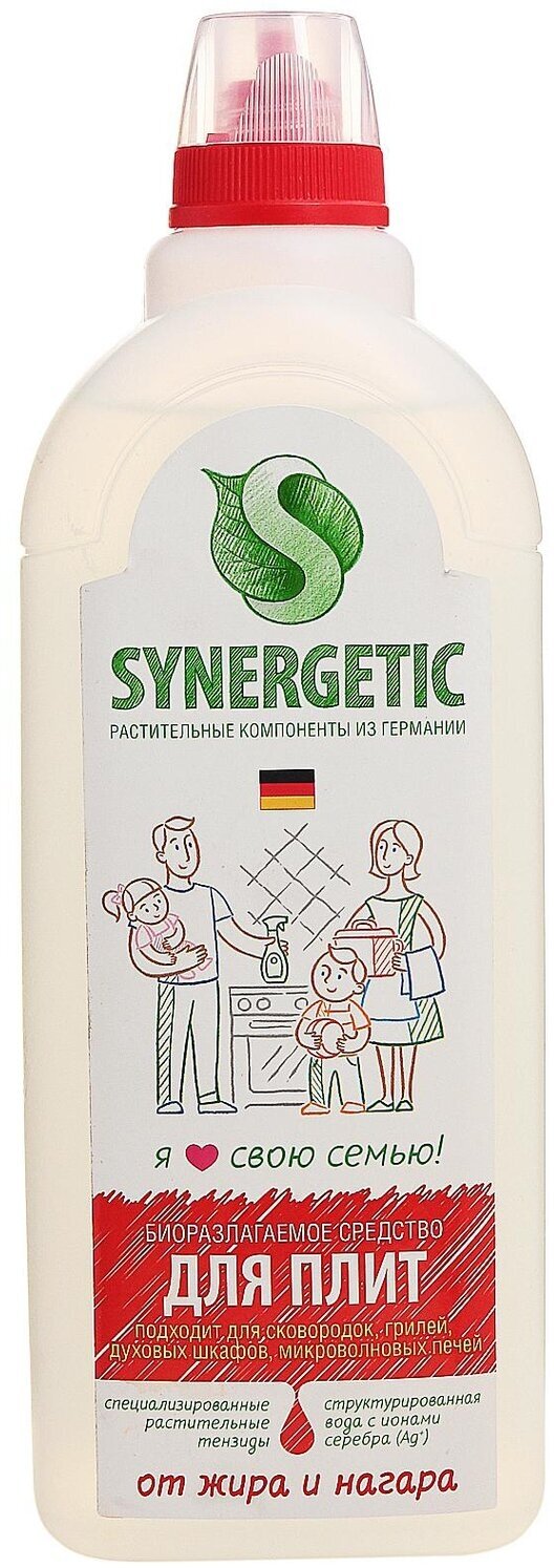 Гель Synergetic (Синергетик), чистящий, для кухонных плит и ...