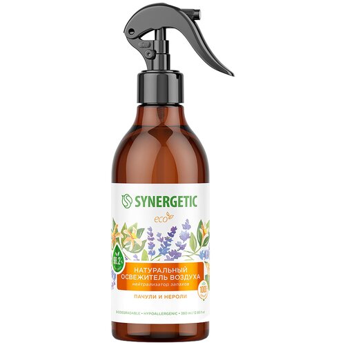 Освежитель воздуха Synergetic Пачули и неролиМиндаль и яблоневый цвет 380мл в ассортименте 600₽