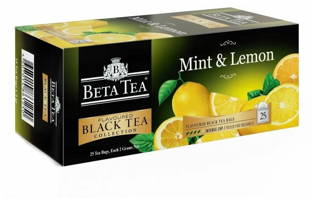 Бета Чай Мята - Лимон 25*2г - фотография № 2