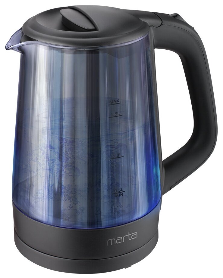 Чайник MARTA MT-4582, черный жемчуг