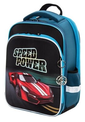 BRAUBERG Ранец Quadro Speed power (229955)