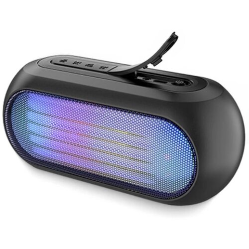 Портативная Bluetooth колонка с пульсирующей подсветкой USB FM Радио TF TWS RGB LED 199700₽