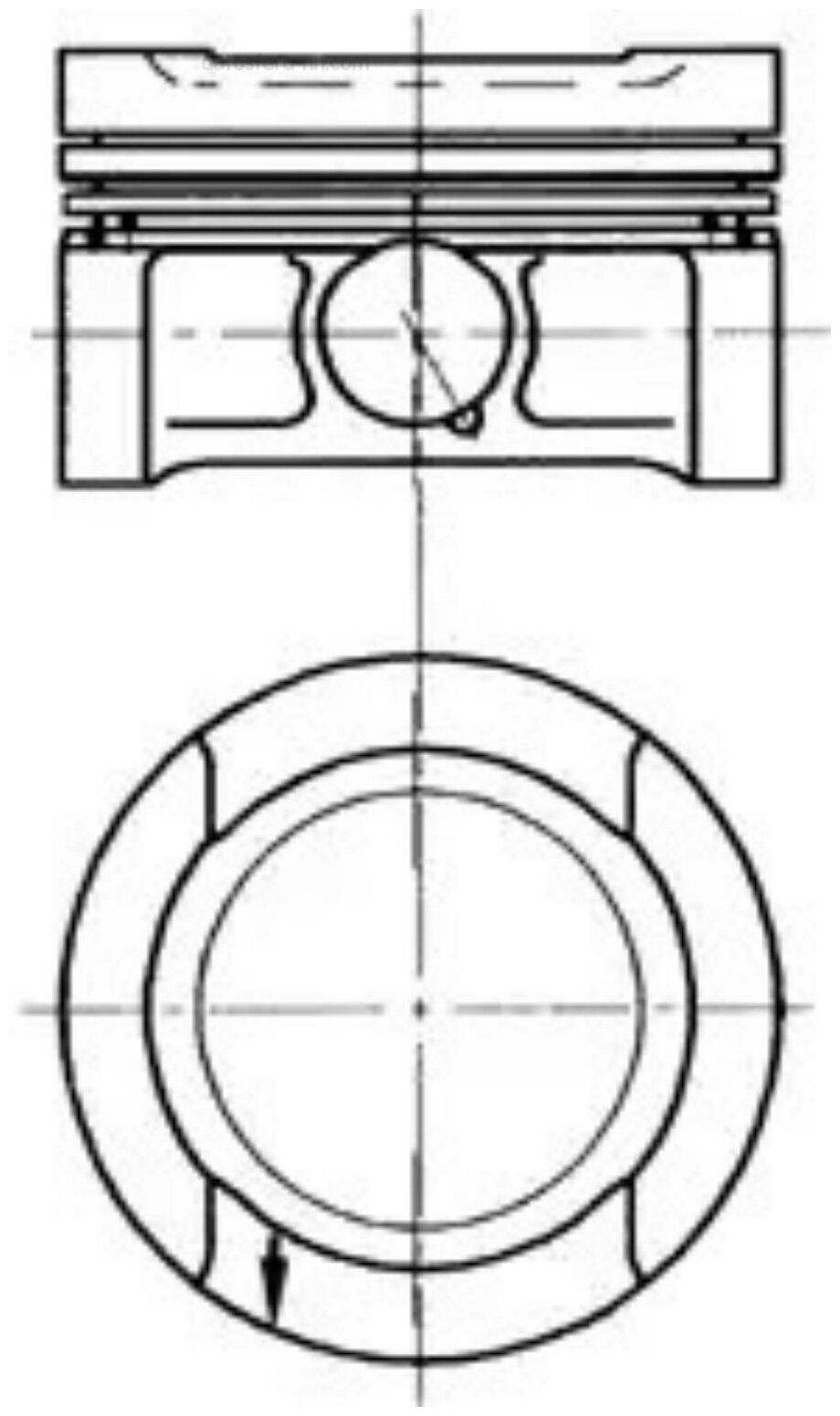 94 503 700 Ks Поршень В Сборе Std Ks арт. 94503700
