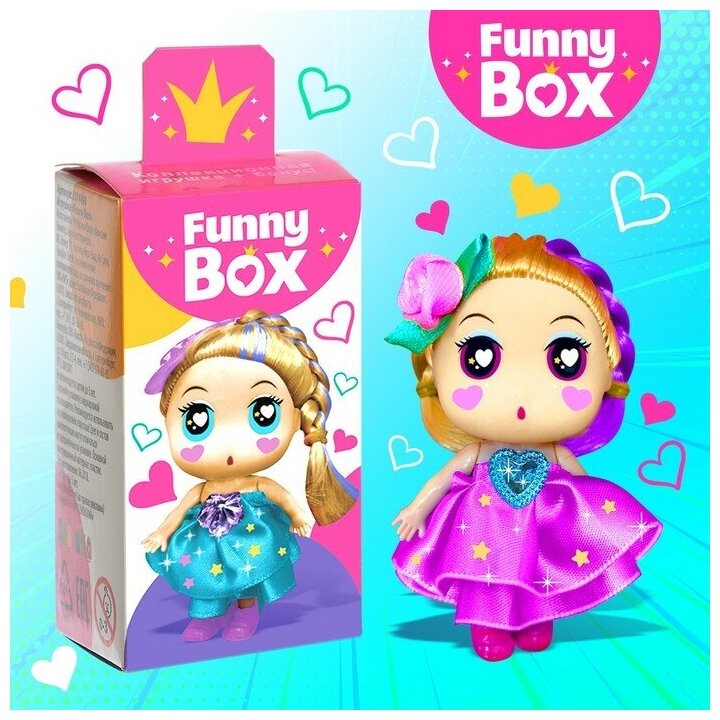 WOOW TOYS Набор для детей Funny Box «Куколки-милашки», микс