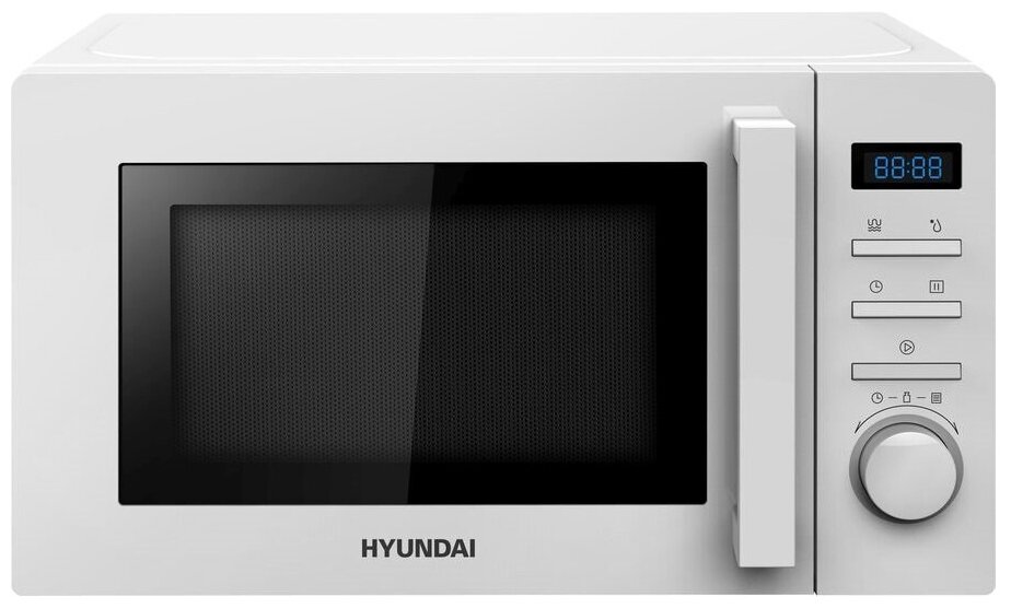 Микроволновая Печь Hyundai 20л. 700Вт белый - фото №1