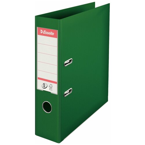 Esselte Папка-регистратор No.1 Power А4, полипропилен, 75 мм, зеленый