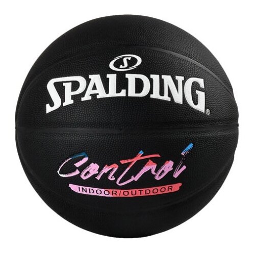 Баскетбольный мяч Spalding черный, Control, размер 7