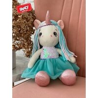 Мягконабивная кукла Fancy Dolls "Единорожка" KUKL4 32 см