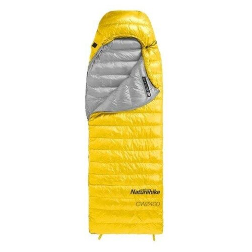 фото Спальник naturehike cwz400 down envelope yellow р. l (apricot) правый