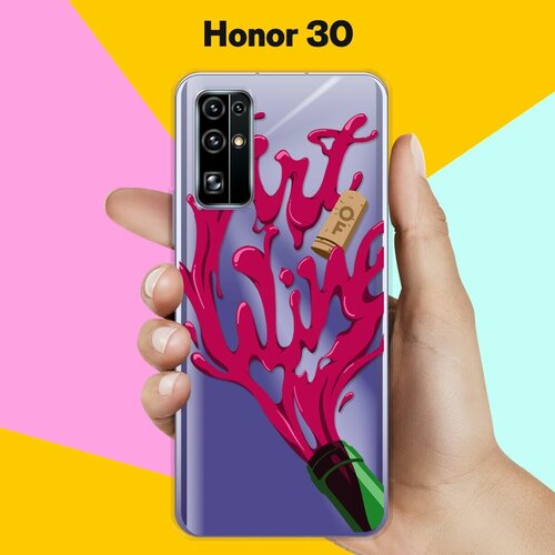 Силиконовый чехол Art of Wine на Honor 30 силиконовый чехол art of wine на huawei p30