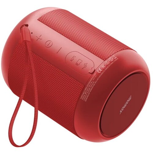 Портативная акустика Momax BS3 Intune 8W Portable Wireless Speaker BS3R красный 624500₽