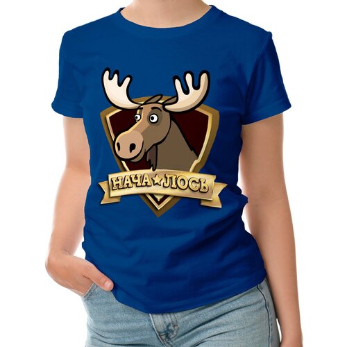 фото Футболка roly, размер l, синий