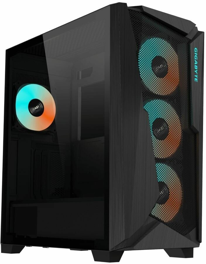 Корпус Gigabyte C301 Glass MidTower ATX  Black (GB-C301G)