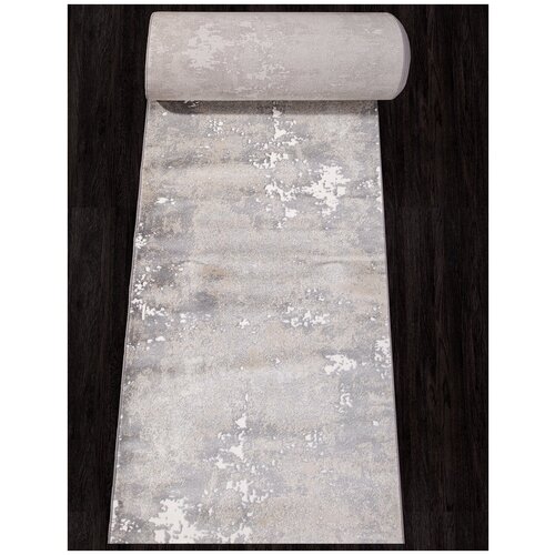 Ковер ATLANTIS - Дорожка Серый, Современный, Ковер на пол, в гостиную, спальню, в ассортименте, Турция, Бельгия, Россия (80 см. на 2500 см.)