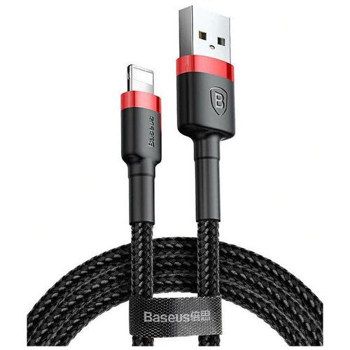 Кабель Baseus Cafule (CALKLF-C19) USB/Lightning 2m (Red/Black)