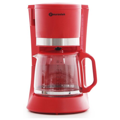 Кофеварка Eurostek ECM-6632 капельная 680Вт объем 1200мл для молотого кофе красная 195200₽