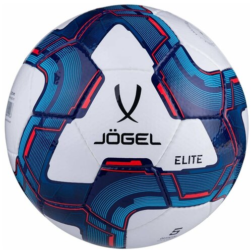 Футбольный мяч Jogel Elite 5 арт. УТ-00016942 р.5 Белый/Синий/Красный