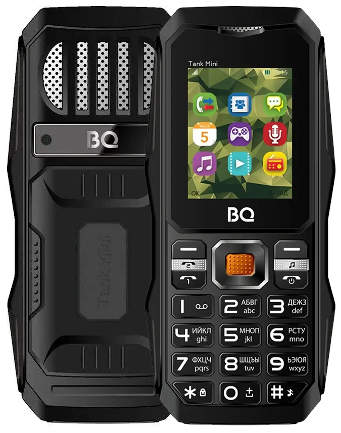 Телефон BQ 1842 Tank mini, 2 SIM, черный