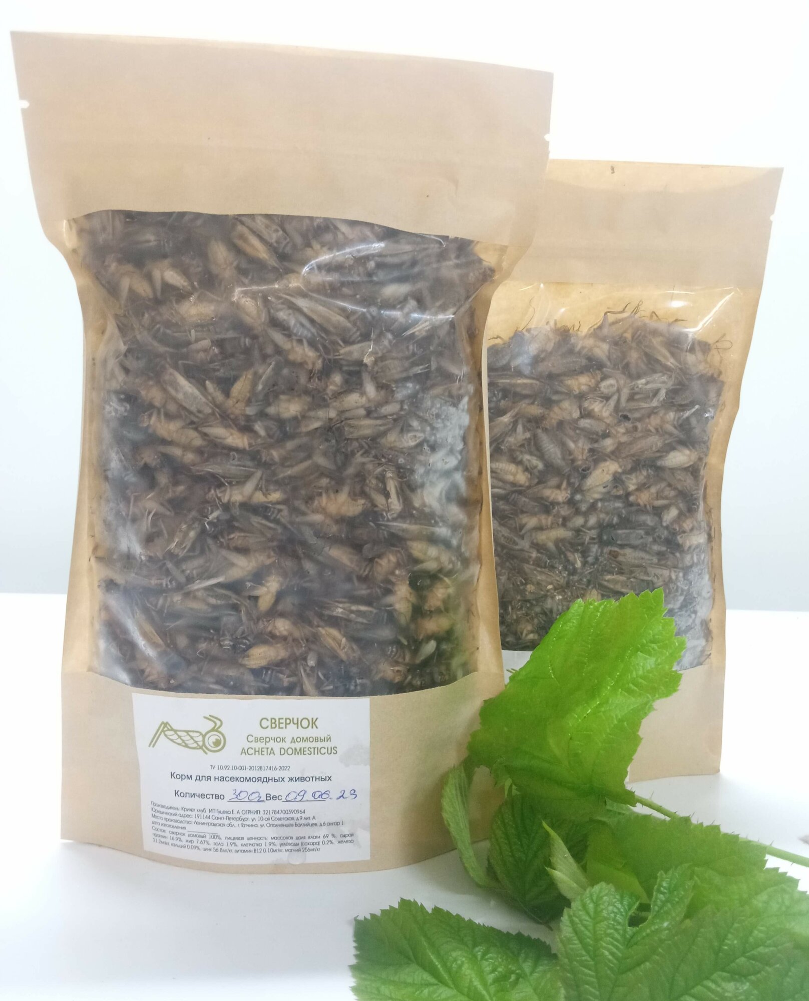 Сверчок домовый замороженный 300 гр. — купить в интернет-магазине по ...