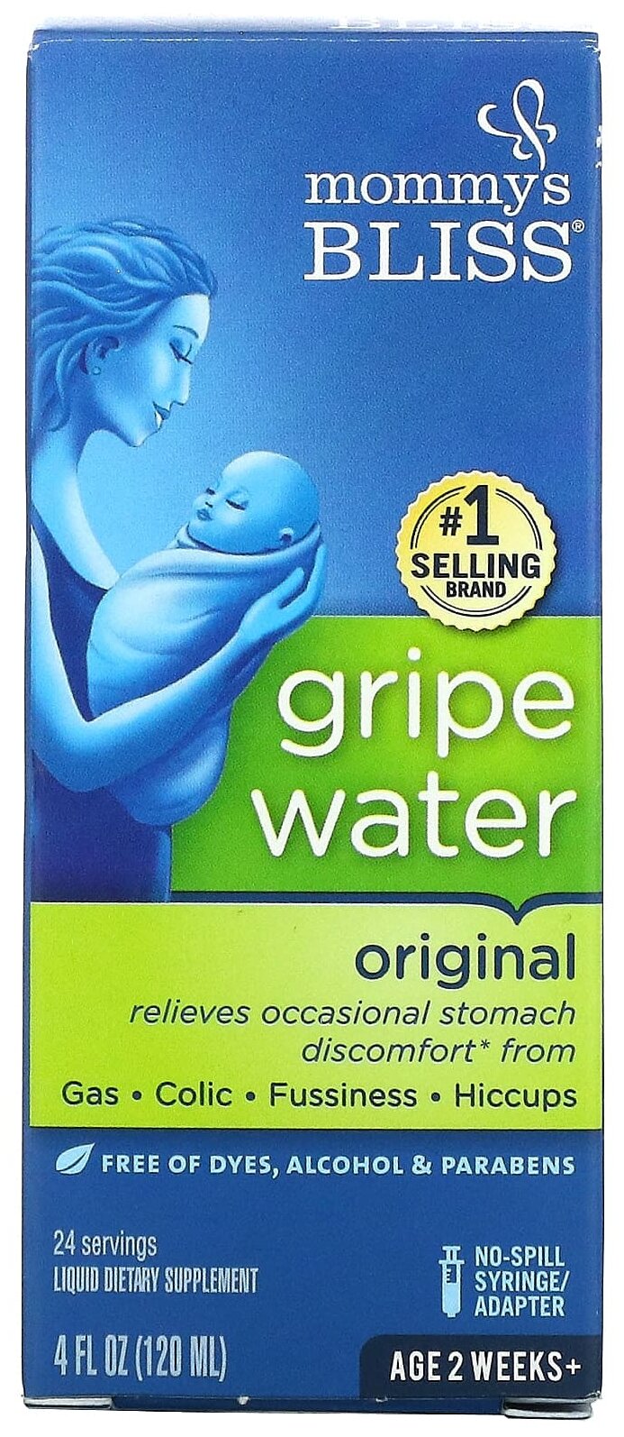 Раствор mommy's BLISS Gripe water, 210 г, 120 мл